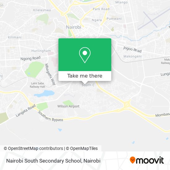 Nairobi South Secondary School map
