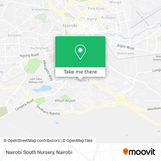 Nairobi South Nursery map
