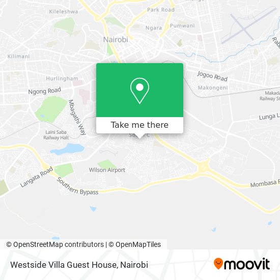 Westside Villa Guest House map