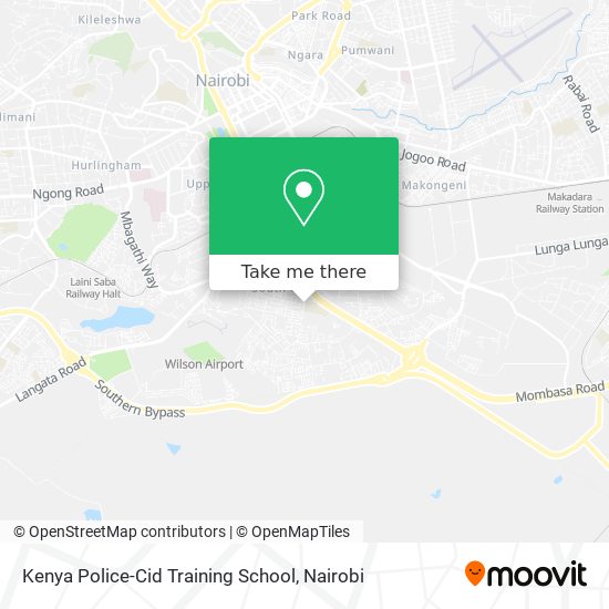 Kenya Police-Cid Training School map
