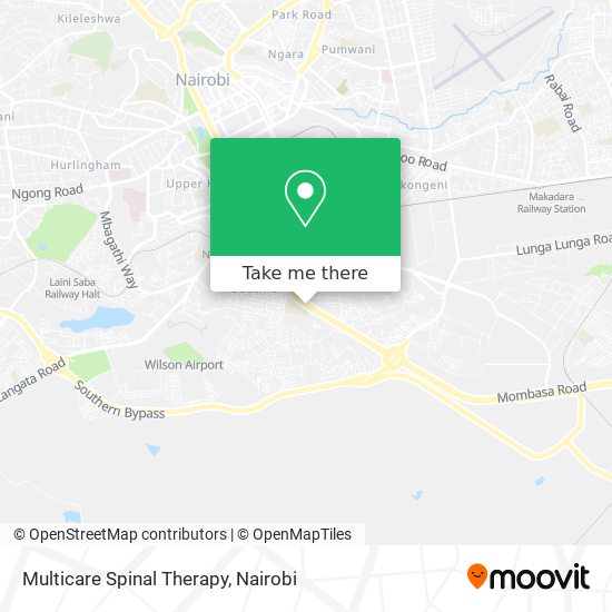 Multicare Spinal Therapy map