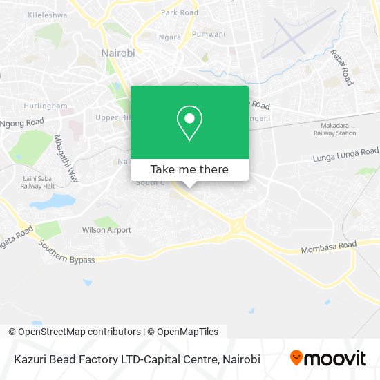 Kazuri Bead Factory LTD-Capital Centre map