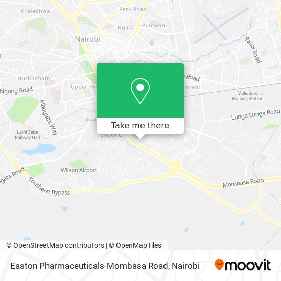 Easton Pharmaceuticals-Mombasa Road map