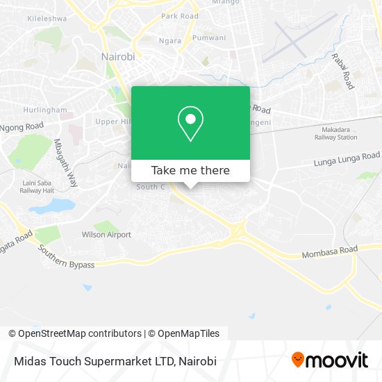 Midas Touch Supermarket LTD map