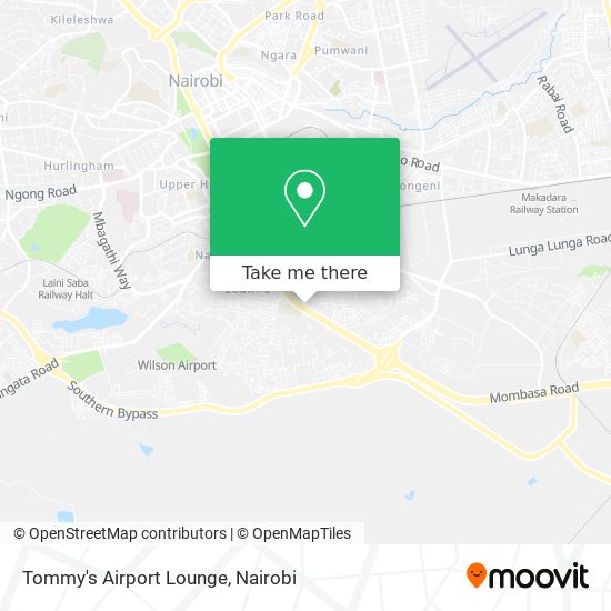 Tommy's Airport Lounge map