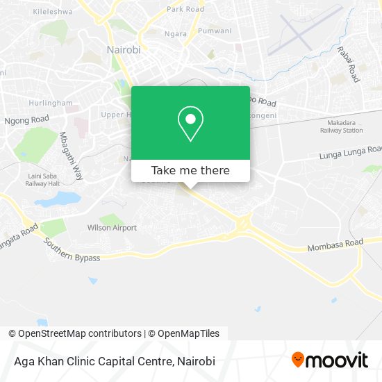 Aga Khan Clinic Capital Centre map
