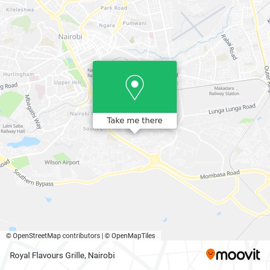 Royal Flavours Grille map