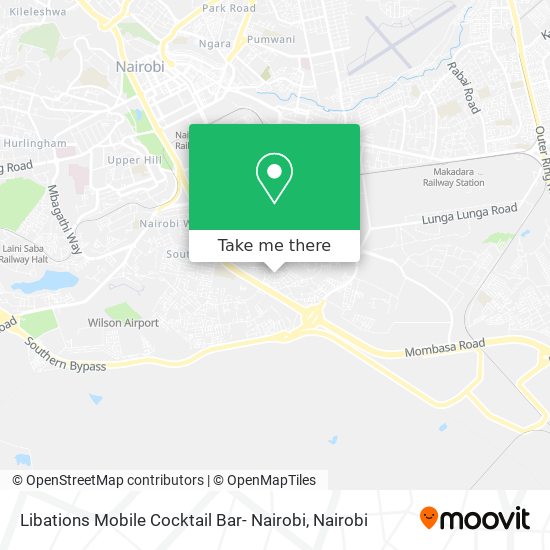 Libations Mobile Cocktail Bar- Nairobi map