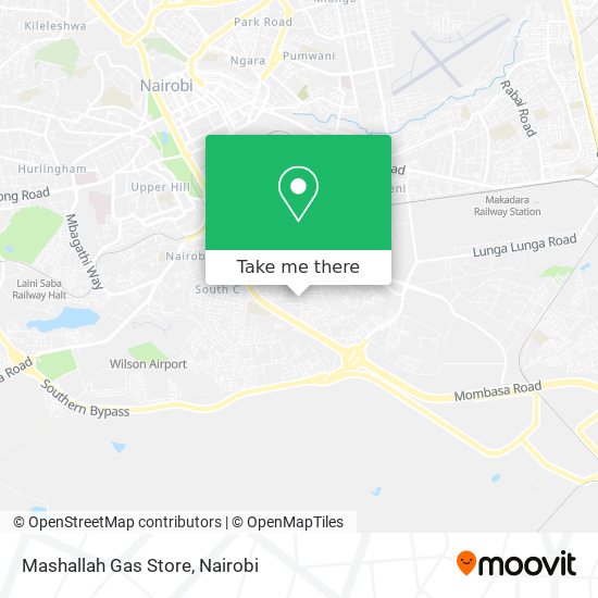 Mashallah Gas Store map