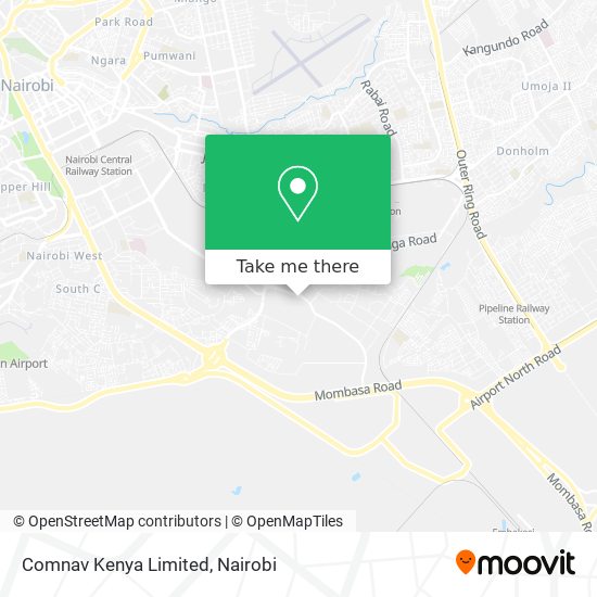 Comnav Kenya Limited map