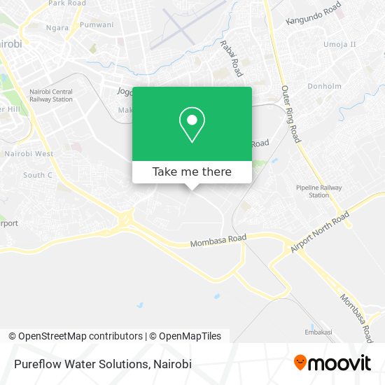 Pureflow Water Solutions map