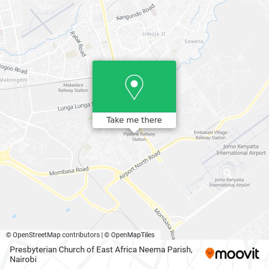 Presbyterian Church of East Africa Neema Parish map