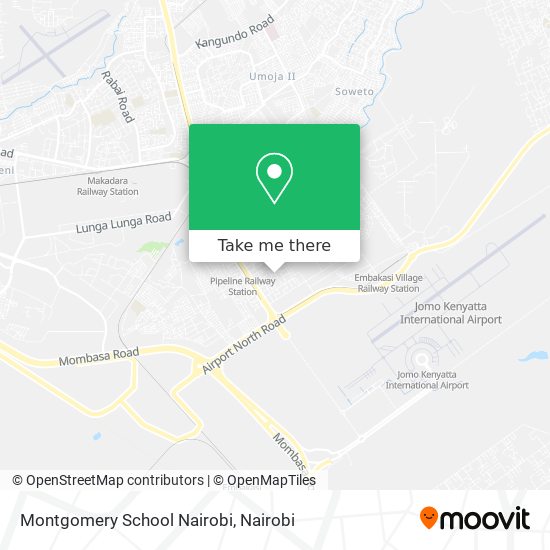 Montgomery School Nairobi map