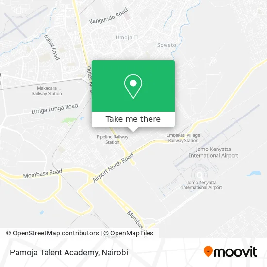 Pamoja Talent Academy map