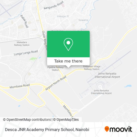 Desca JNR Academy Primary School map