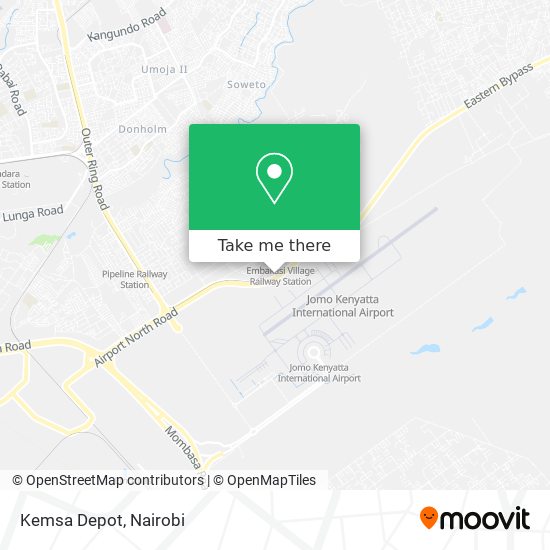 Kemsa Depot map
