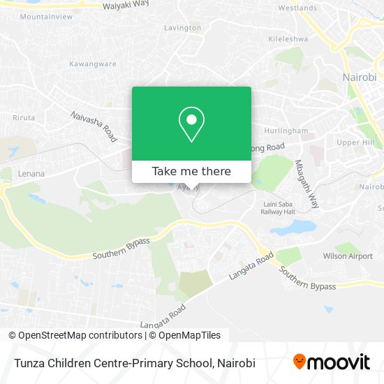 Tunza Children Centre-Primary School map