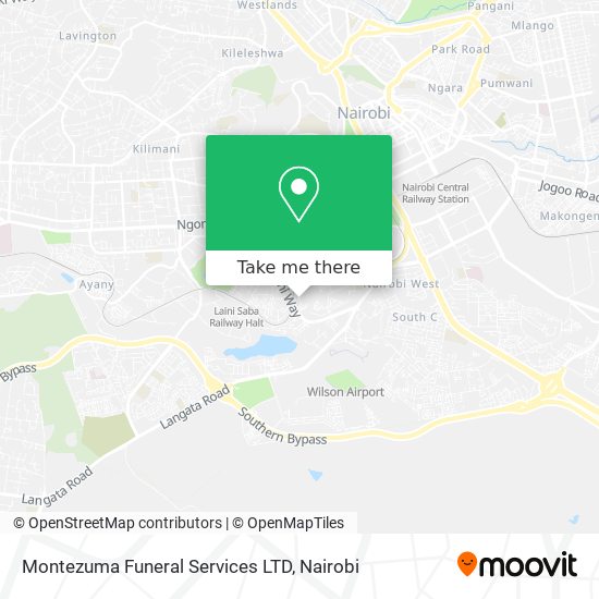 Montezuma Funeral Services LTD map