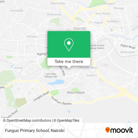 Funguo Primary School map