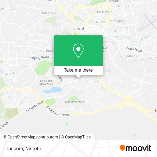 Tuscom map