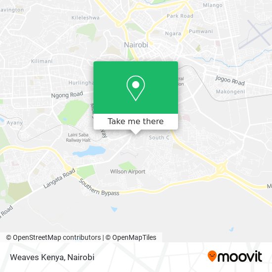 Weaves Kenya map
