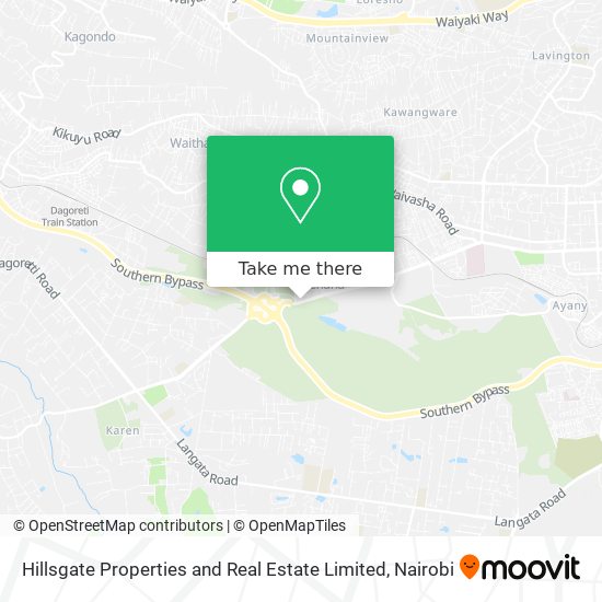 Hillsgate Properties and Real Estate Limited map