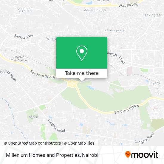 Millenium Homes and Properties map