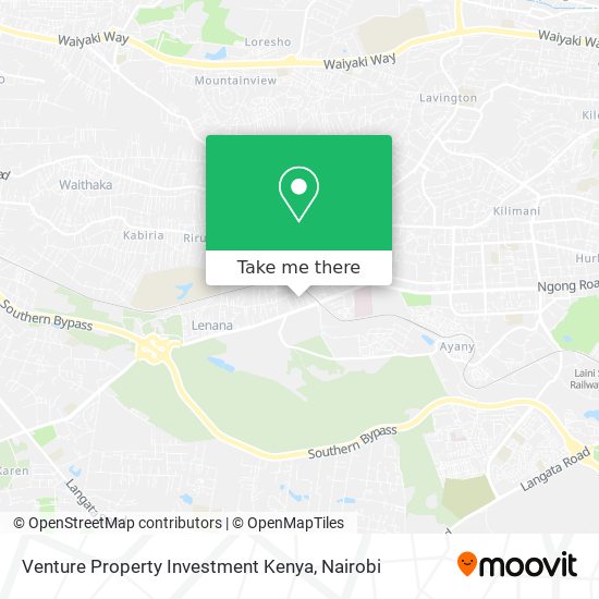 Venture Property Investment Kenya map