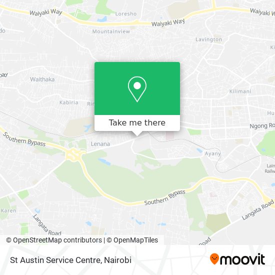 St Austin Service Centre map