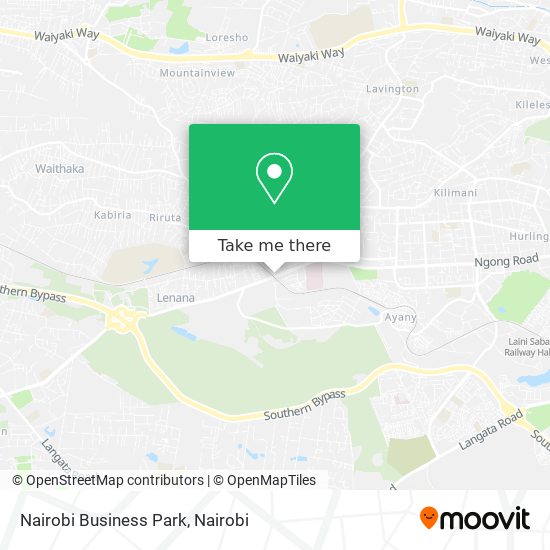 Nairobi Business Park map