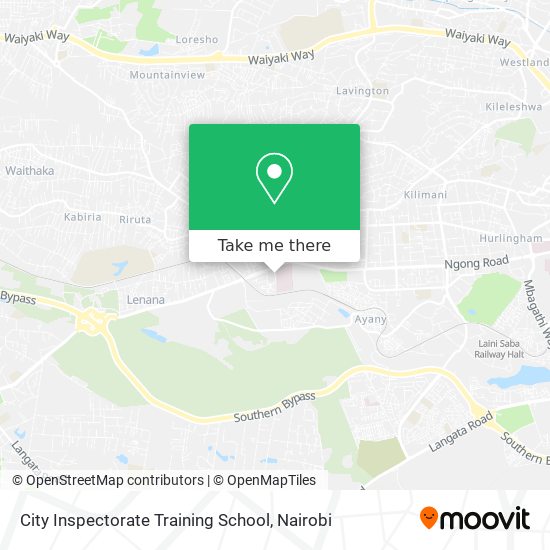 City Inspectorate Training School map