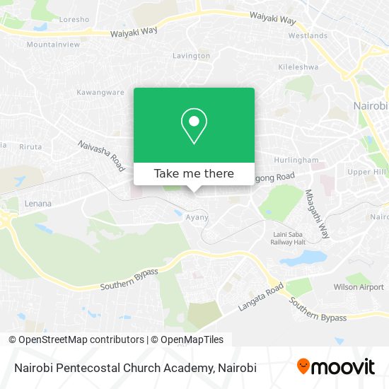 Nairobi Pentecostal Church Academy map