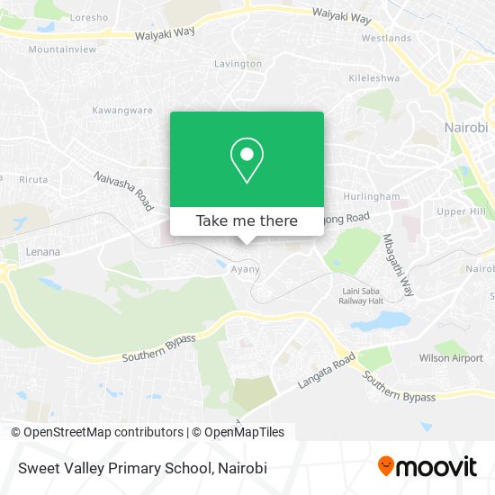 Sweet Valley Primary School map