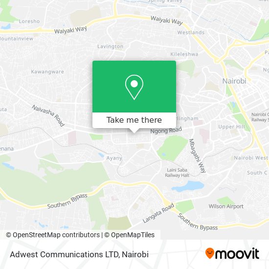 Adwest Communications LTD map