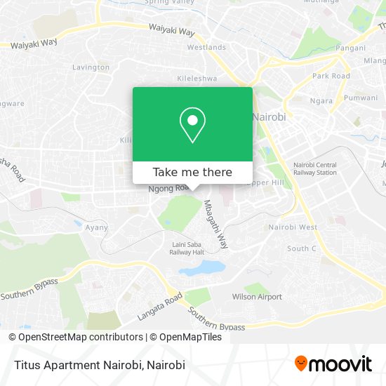 Titus Apartment Nairobi map