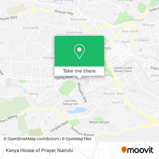 Kenya House of Prayer map