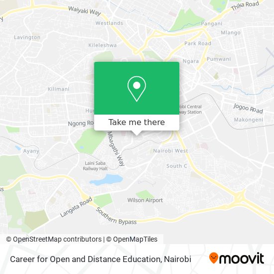 Career for Open and Distance Education map