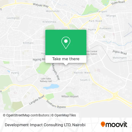 Development Impact Consulting LTD map