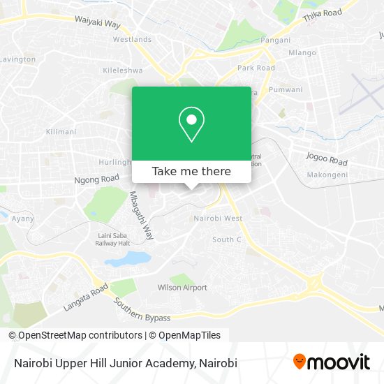 Nairobi Upper Hill Junior Academy map