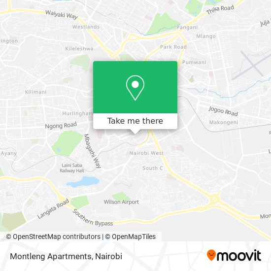 Montleng Apartments map