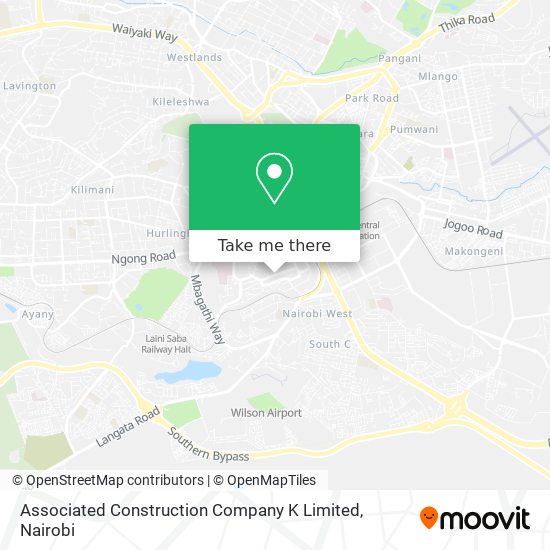 Associated Construction Company K Limited map