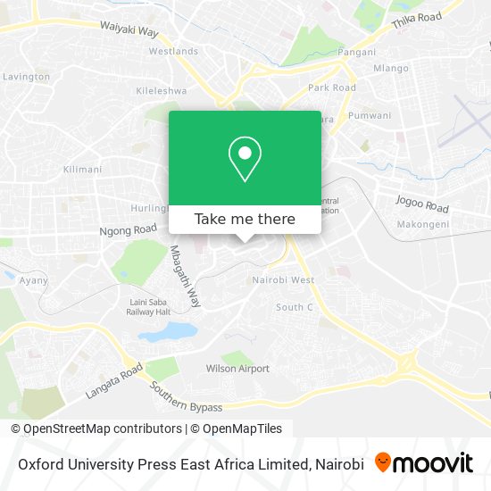 Oxford University Press East Africa Limited map