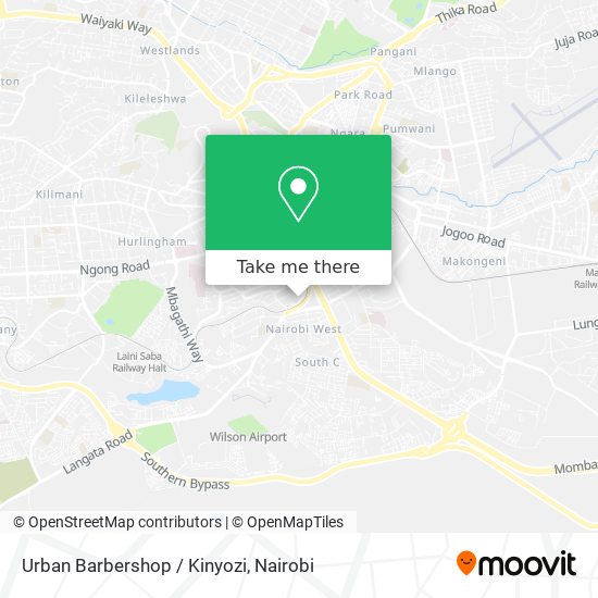 Urban Barbershop / Kinyozi map