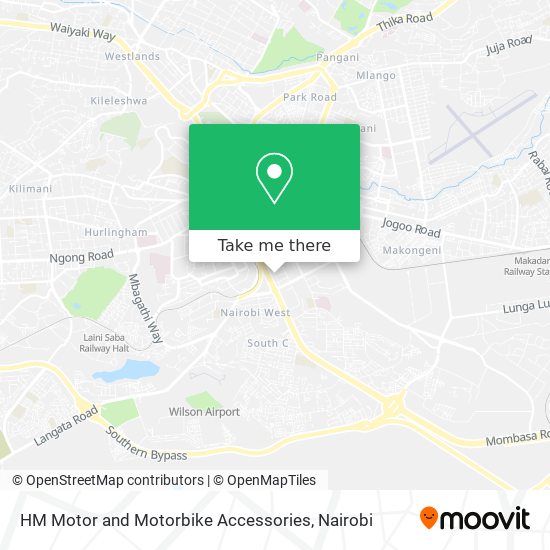 HM Motor and Motorbike Accessories map