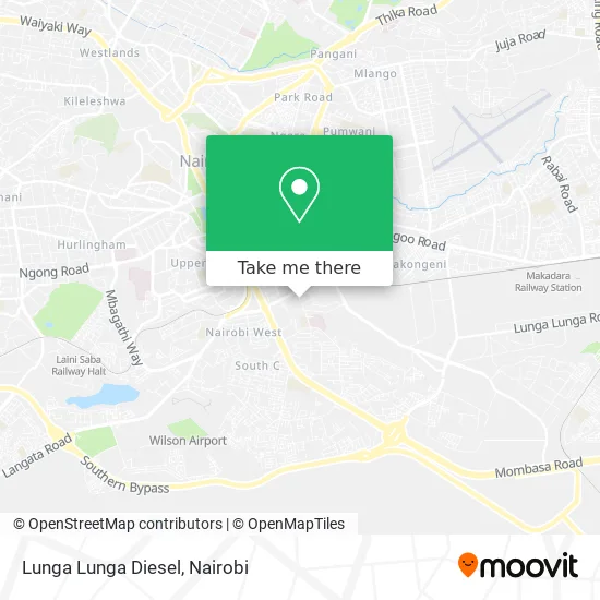 Lunga Lunga Diesel map