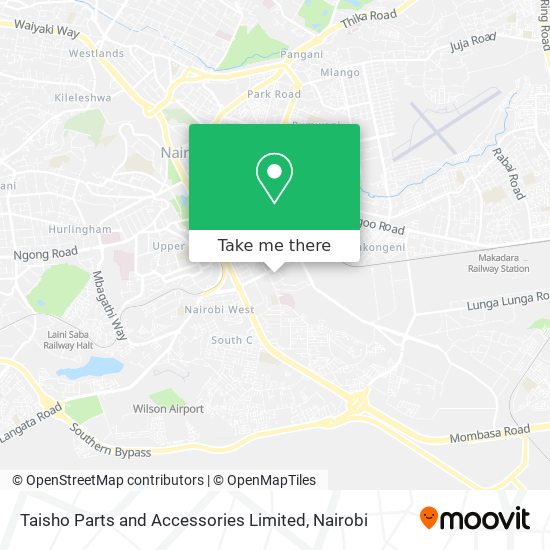 Taisho Parts and Accessories Limited map