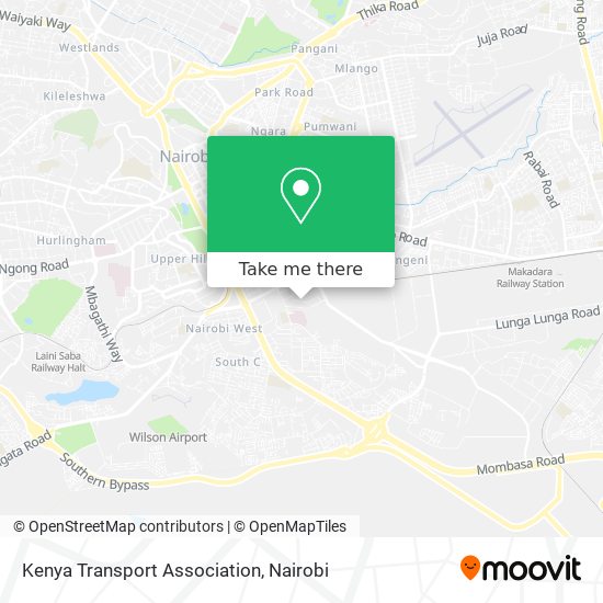 Kenya Transport Association map