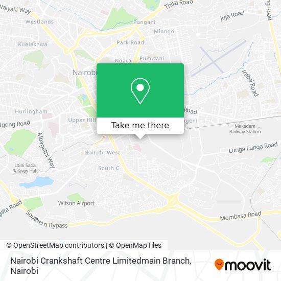 Nairobi Crankshaft Centre Limitedmain Branch map