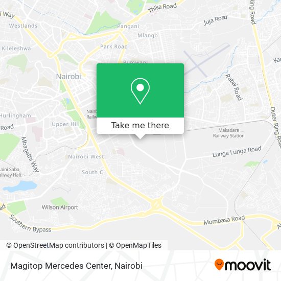 Magitop Mercedes Center map