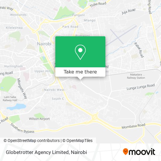 Globetrotter Agency Limited map